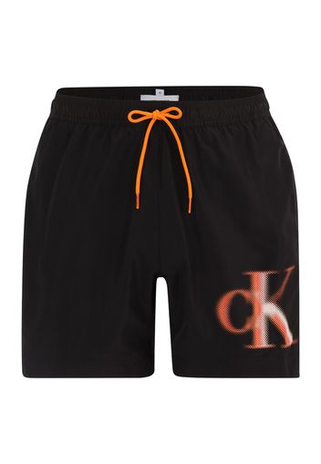 Calvin Klein Swimwear Pantaloncini da bagno  arancione / nero