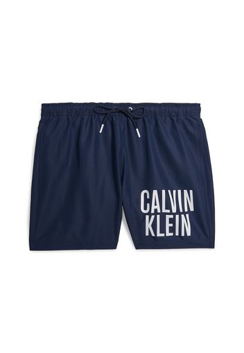 Calvin Klein Swimwear Pantaloncini da bagno 'Intense Power'  blu scuro / bianco