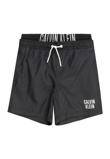 Calvin Klein Swimwear Pantaloncini da bagno 'Intense Power'  nero / bianco