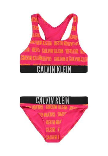 Calvin Klein Swimwear Costume intero  arancione / rosa / nero / bianco