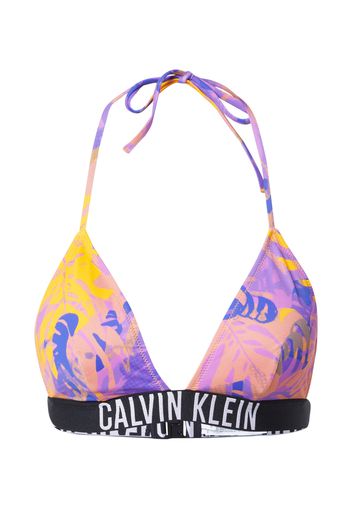 Calvin Klein Swimwear Top per bikini  giallo / lilla / blu violetto / pesca / nero