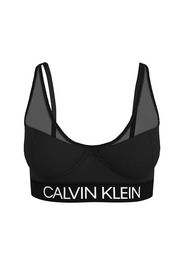 Calvin Klein Swimwear Top per bikini  nero / bianco