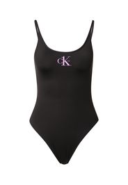 Calvin Klein Swimwear Costume intero  nero / lilla