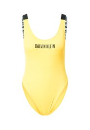 Calvin Klein Swimwear Costume intero  giallo / nero / bianco