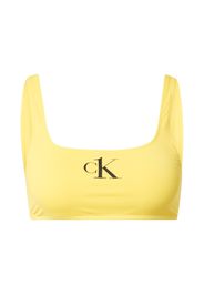 Calvin Klein Swimwear Top per bikini  giallo / nero