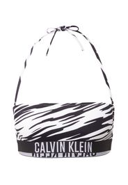 Calvin Klein Swimwear Top per bikini  nero / bianco