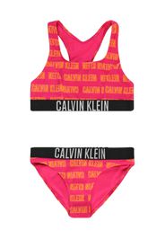 Calvin Klein Swimwear Costume intero  arancione / rosa / nero / bianco