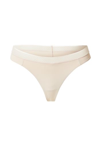 Calvin Klein Underwear String  beige / bianco