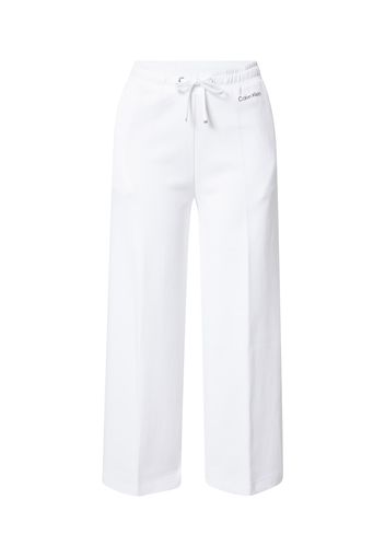 Calvin Klein Pantaloni  bianco / nero