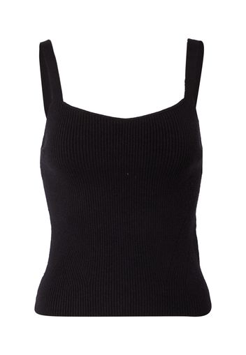 Calvin Klein Top in maglia  nero / bianco