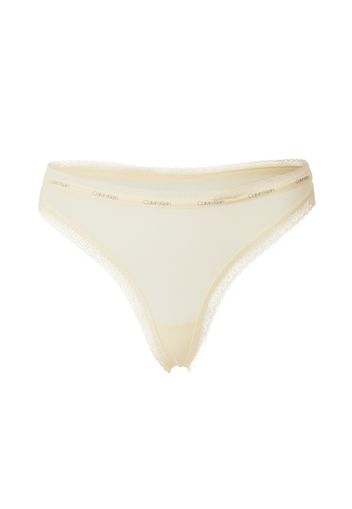 Calvin Klein Underwear String  giallo pastello / nero