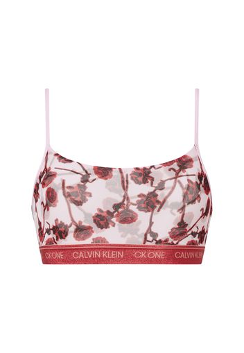 Calvin Klein Underwear Reggiseno 'One Glitter'  rosso / bianco / rosa chiaro