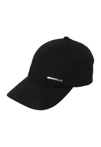 Calvin Klein Cappello da baseball 'PYRAMID PLAQUE'  nero