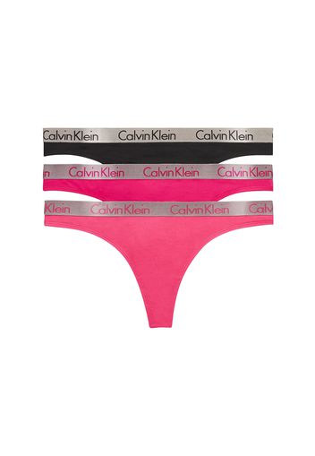 Calvin Klein Underwear String  rosa / nero / argento