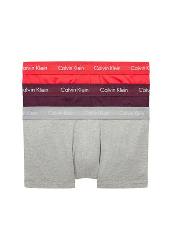 Calvin Klein Boxer  grigio sfumato / bacca / rosso chiaro / bianco