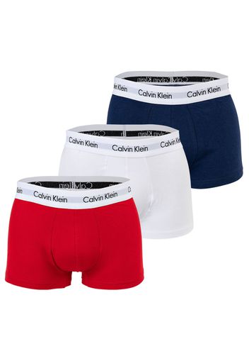 Calvin Klein Boxer  blu / rosso chiaro / nero / bianco