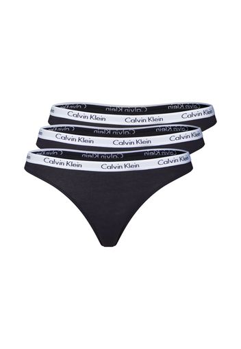 Calvin Klein Underwear String  nero / bianco