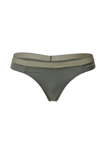 Calvin Klein Underwear String  oliva / bianco