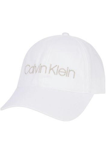 Calvin Klein Cappello da baseball  argento / bianco