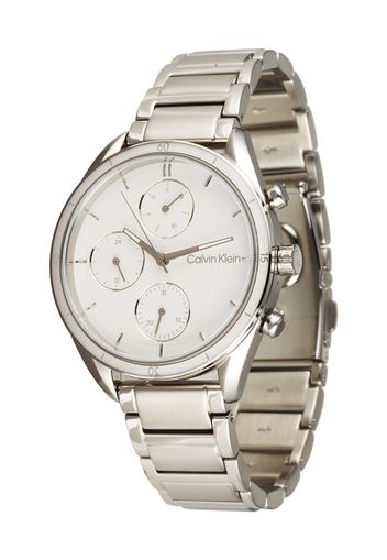 Calvin Klein Orologio analogico  argento / bianco