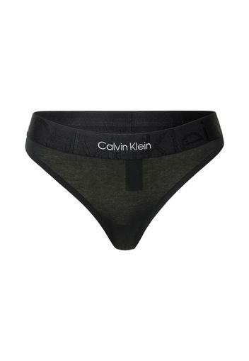 Calvin Klein Underwear String  nero / bianco