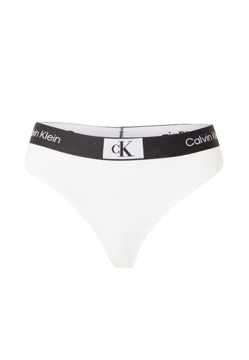 Calvin Klein Underwear String  nero / bianco