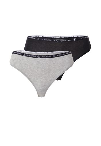 Calvin Klein Underwear String  grigio sfumato / nero sfumato / bianco