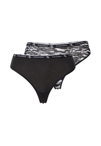 Calvin Klein Underwear String  nero / bianco