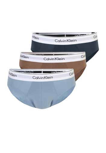 Calvin Klein Underwear Slip  opale / blu scuro / marrone / bianco