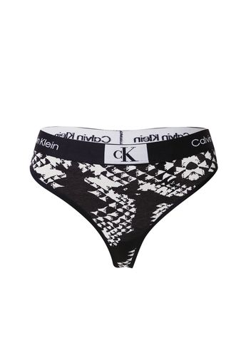 Calvin Klein Underwear String  nero / bianco