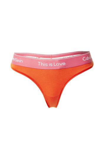 Calvin Klein Underwear String  arancione scuro / eosina / bianco