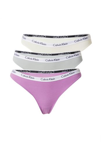 Calvin Klein Underwear String 'CAROUSEL'  giallo pastello / grigio / rosa