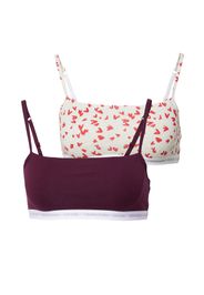 Calvin Klein Underwear Reggiseno  crema / rosso / rosso violaceo / bianco