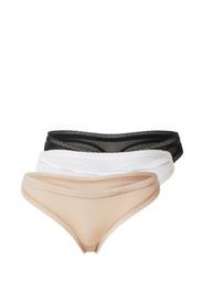 Calvin Klein Underwear String  beige / nero / bianco