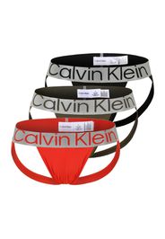 Calvin Klein Underwear Slip 'Jockstrap'  grigio chiaro / oliva / rosso / nero