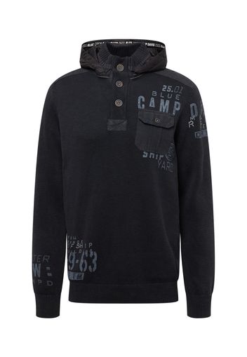 CAMP DAVID Pullover  blu sfumato / nero / bianco