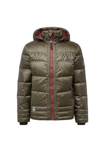 CAMP DAVID Giacca invernale  cachi / bordeaux / nero / bianco