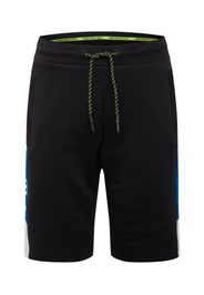 CAMP DAVID Pantaloni  blu reale / giallo neon / nero / bianco