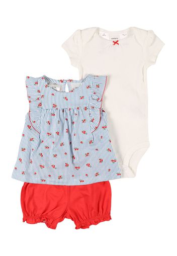 Carter's Set  rosso fuoco / bianco / blu cielo / cachi