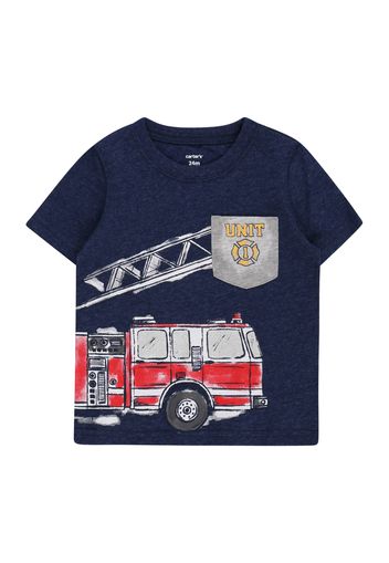 Carter's Maglietta 'FIRETRUCK'  navy / bianco / rosso / giallo