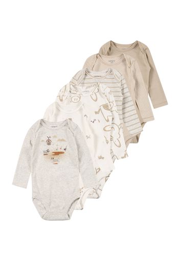 Carter's Tutina / body per bambino  grigio sfumato / bianco / beige / marrone