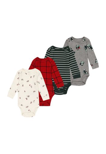 Carter's Tutina / body per bambino  grigio sfumato / petrolio / rosso fuoco / bianco