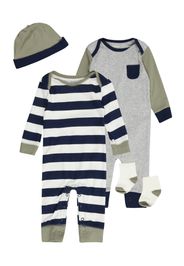 Carter's Set  navy / grigio sfumato / oliva / bianco