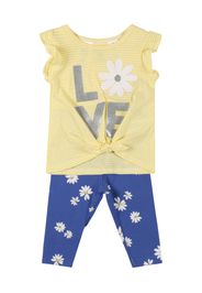 Carter's Set 'Love Daisy'  blu / giallo / grigio argento / bianco