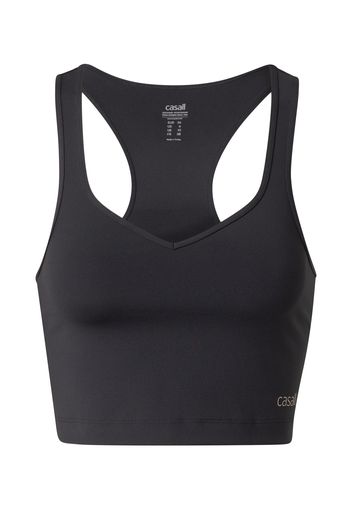 Casall Top sportivo 'Heart'  nero / bianco