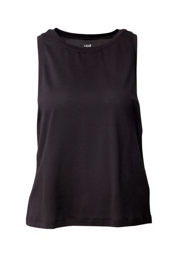 Casall Top sportivo 'Iconic'  nero / bianco