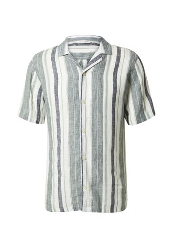 Casual Friday Camicia 'Anton'  antracite / verde scuro / offwhite