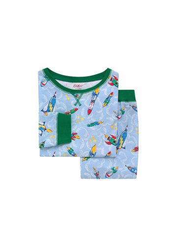 Cath Kidston Pigiama  blu chiaro / giallo / verde chiaro / rosso