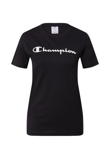 Champion Authentic Athletic Apparel Maglietta  nero / bianco