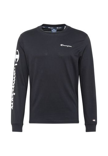 Champion Authentic Athletic Apparel Maglietta  nero / bianco